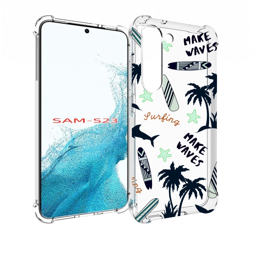 

Чехол MyPads пляжная-тематика для Samsung Galaxy S23, Прозрачный, Tocco