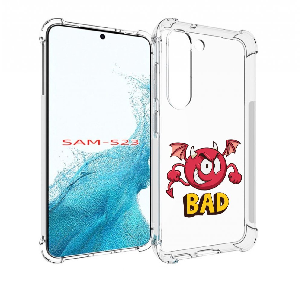 

Чехол MyPads плохой для Samsung Galaxy S23, Прозрачный, Tocco