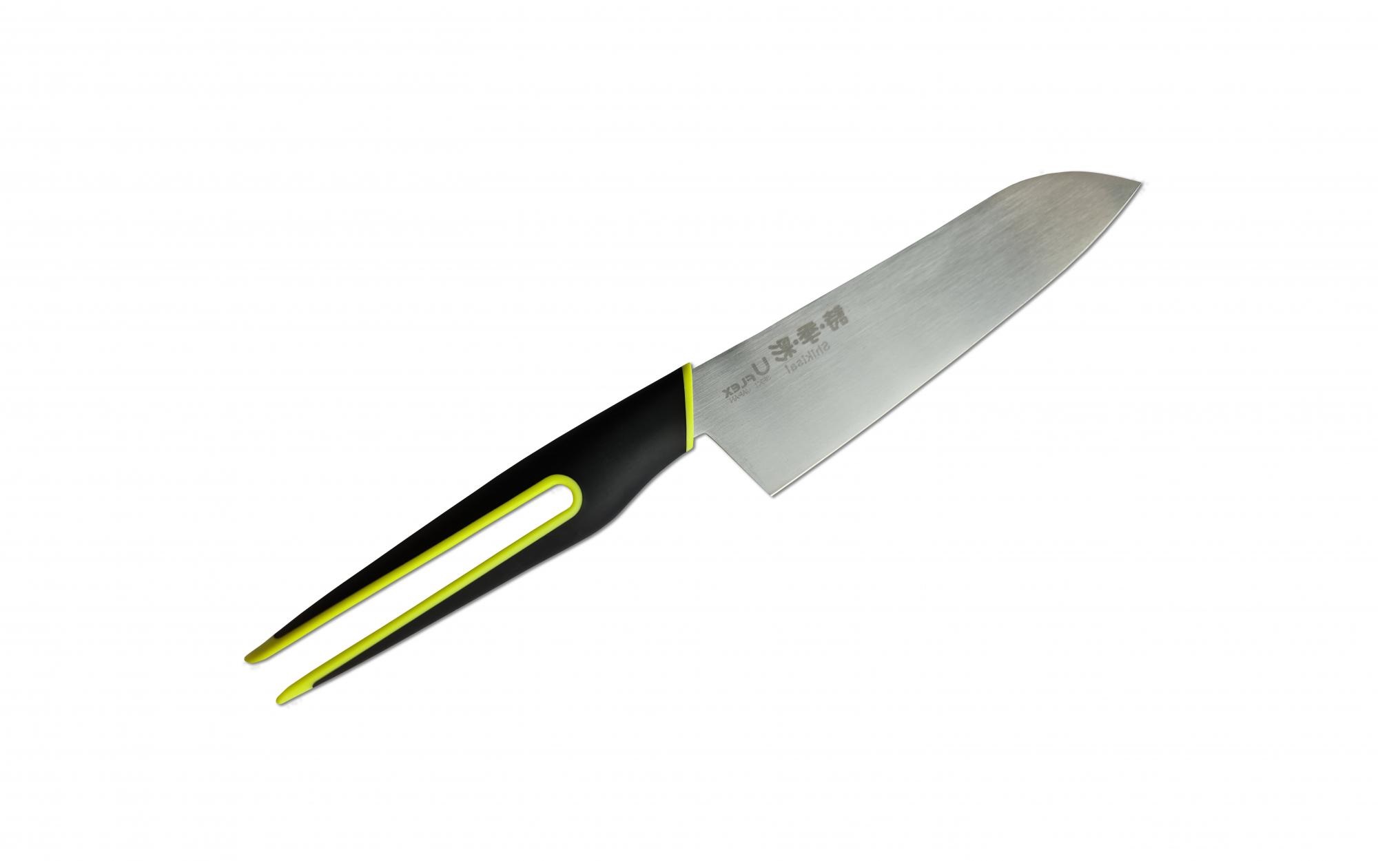 

Кухонный нож Shizu Hamono Uflex Santoku 145 мм