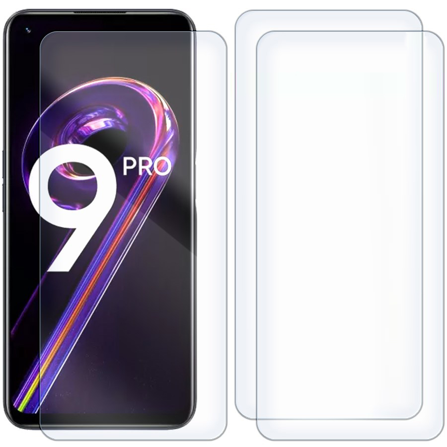 

Комплект из 3-x защитных гибридных стекол для Realme 9 Pro