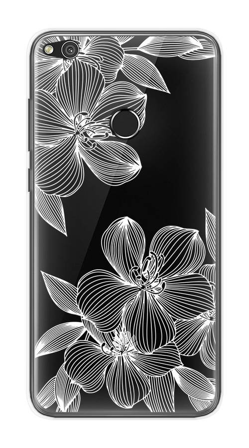 

Чехол на Honor 8 Lite/Huawei P8 Lite "Крокус", Белый;прозрачный, 63950-1