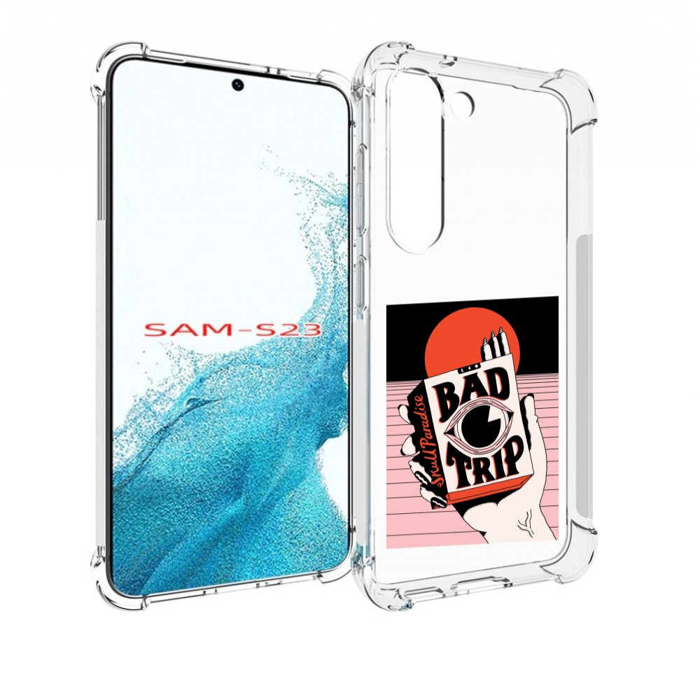 

Чехол MyPads плохая пачка для Samsung Galaxy S23, Прозрачный, Tocco