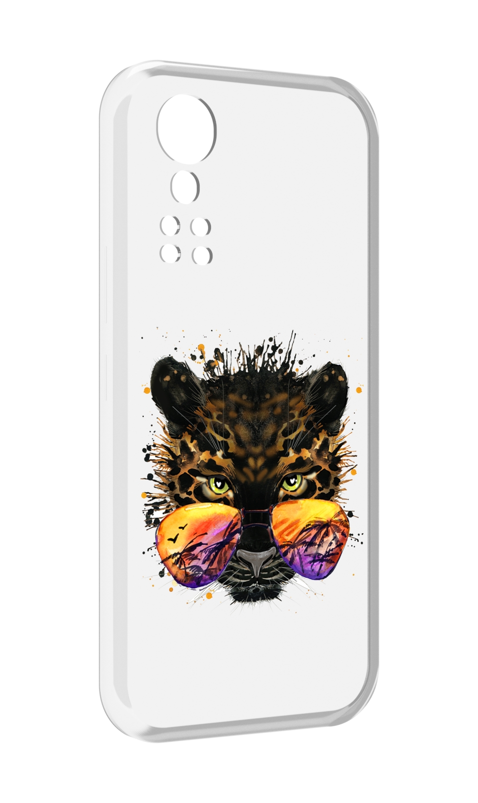 Чехол MyPads тропический леопард для ZTE Axon 30 5G / Axon 30S