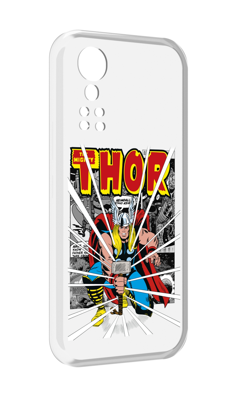 

Чехол MyPads тор рисунок для ZTE Axon 30 5G / Axon 30S, Прозрачный, Tocco