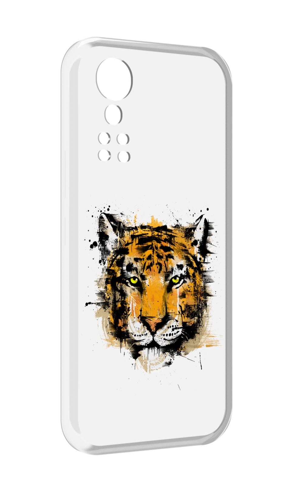 

Чехол MyPads тигруля для ZTE Axon 30 5G / Axon 30S, Прозрачный, Tocco