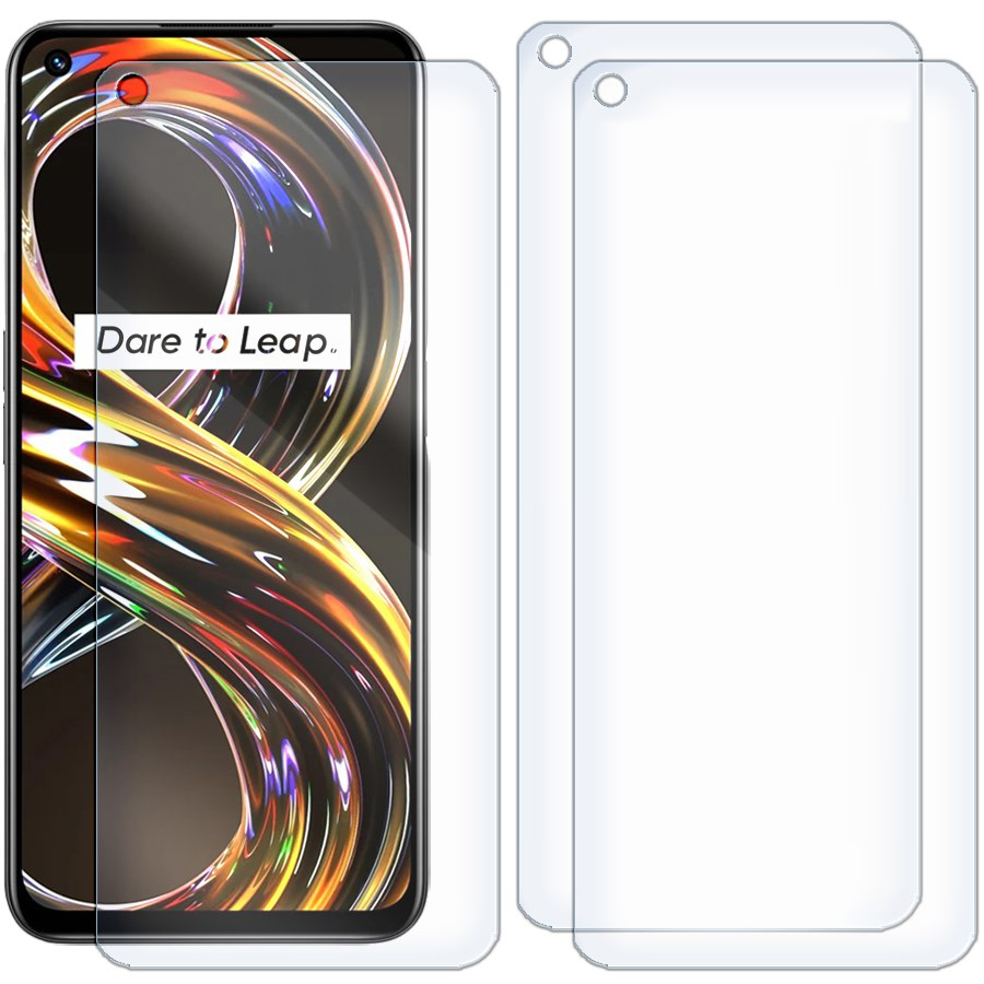 

Комплект из 3-x защитных гибридных стекол для Realme 8i