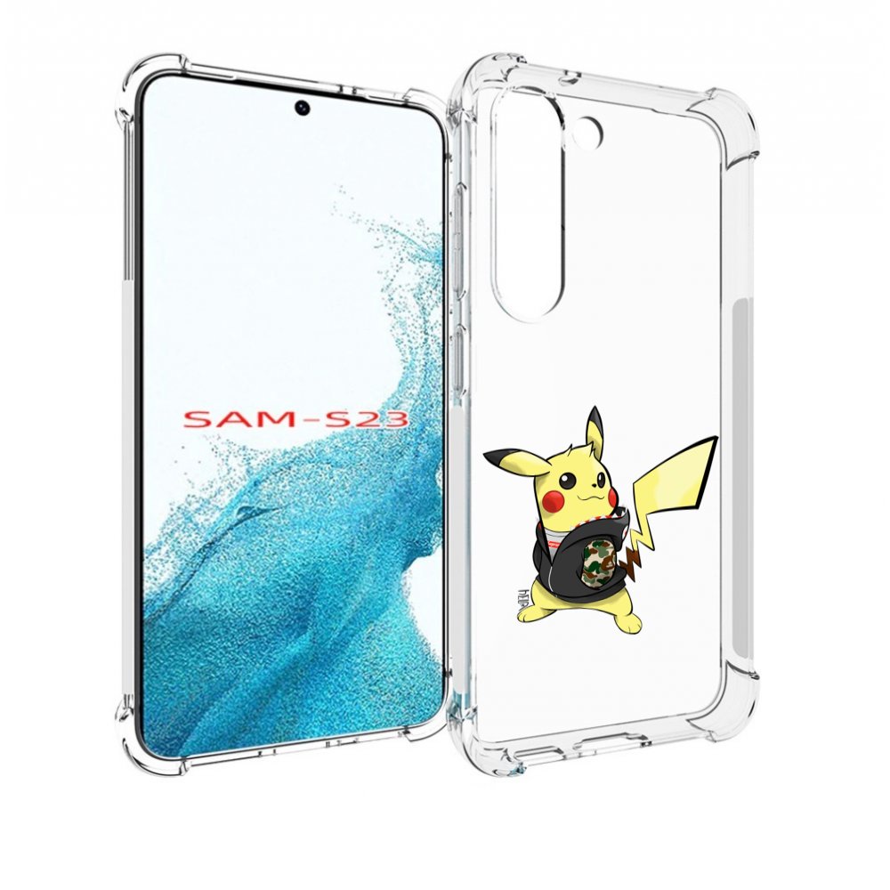 

Чехол MyPads пикачу для Samsung Galaxy S23, Прозрачный, Tocco