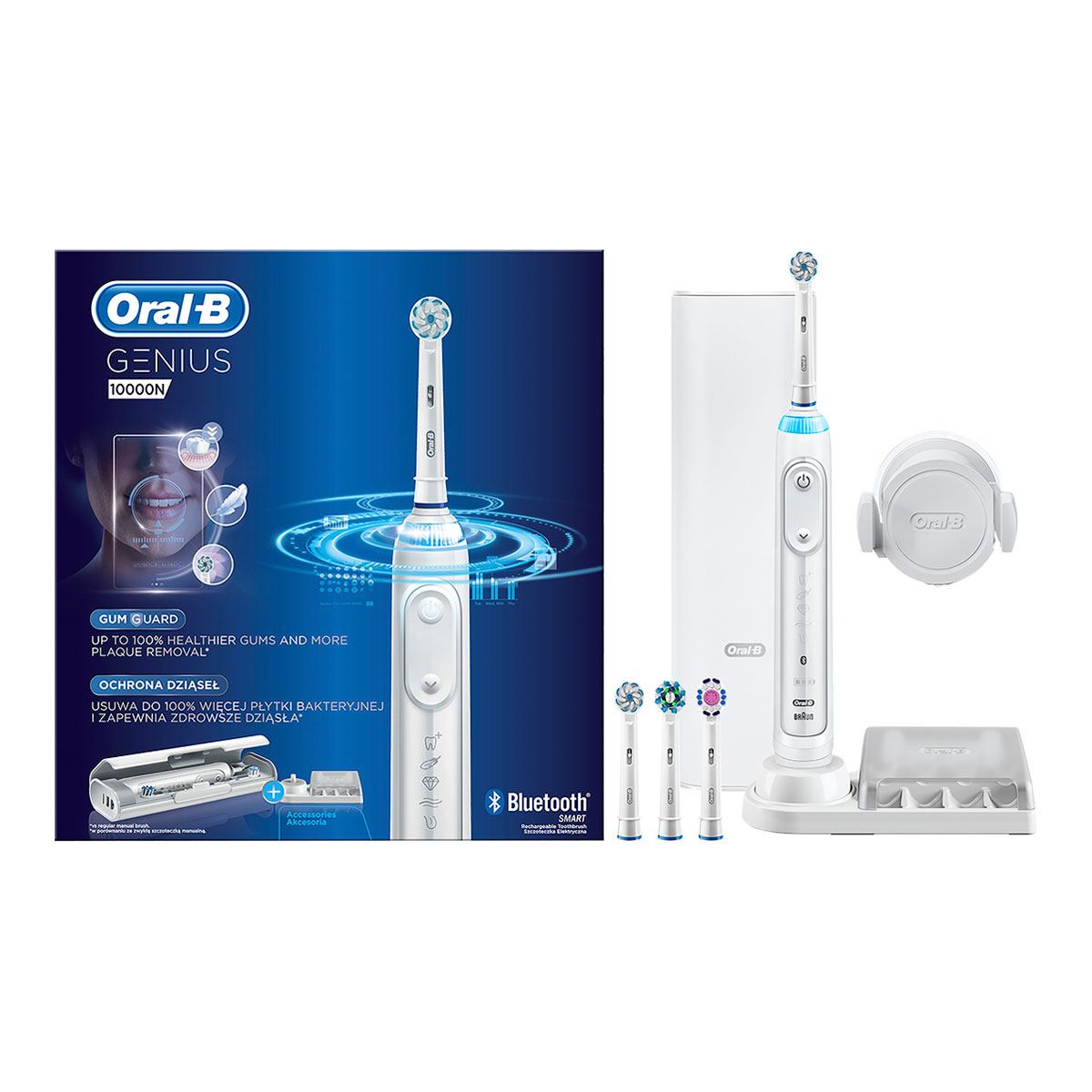 

Электрическая зубная щетка Oral-B Genius 10200 белый, Genius 10200