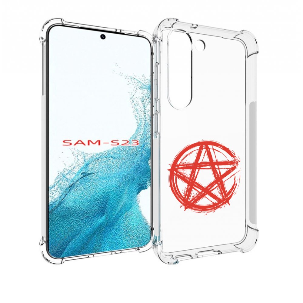 

Чехол MyPads пентаграмма для Samsung Galaxy S23, Прозрачный, Tocco