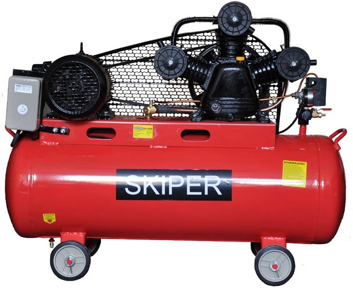 

Компрессор масляный Skiper IBL3100B, 100 л, 3 кВт