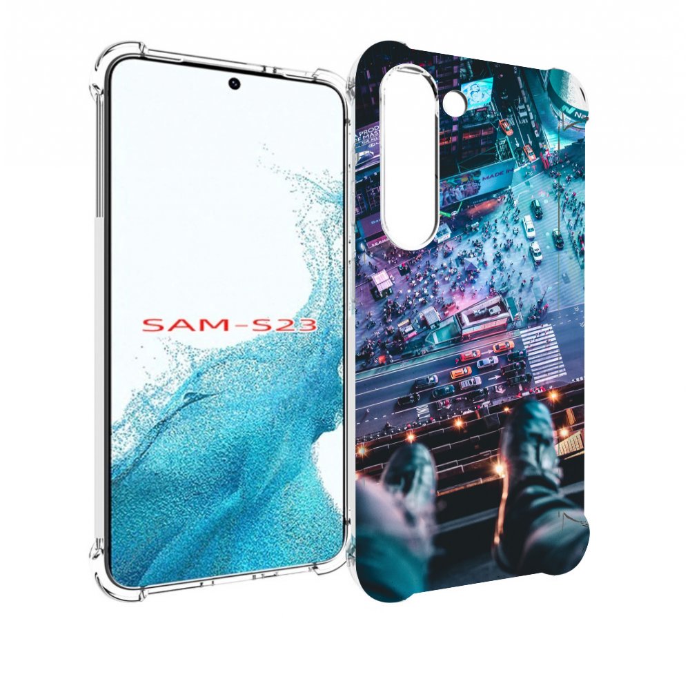 

Чехол MyPads парень на крыше для Samsung Galaxy S23, Прозрачный, Tocco