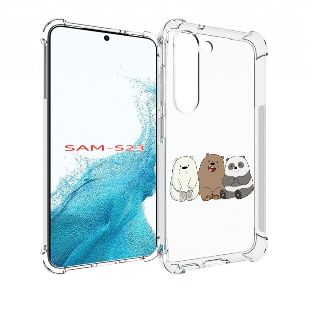 

Чехол MyPads панды детский для Samsung Galaxy S23, Прозрачный, Tocco