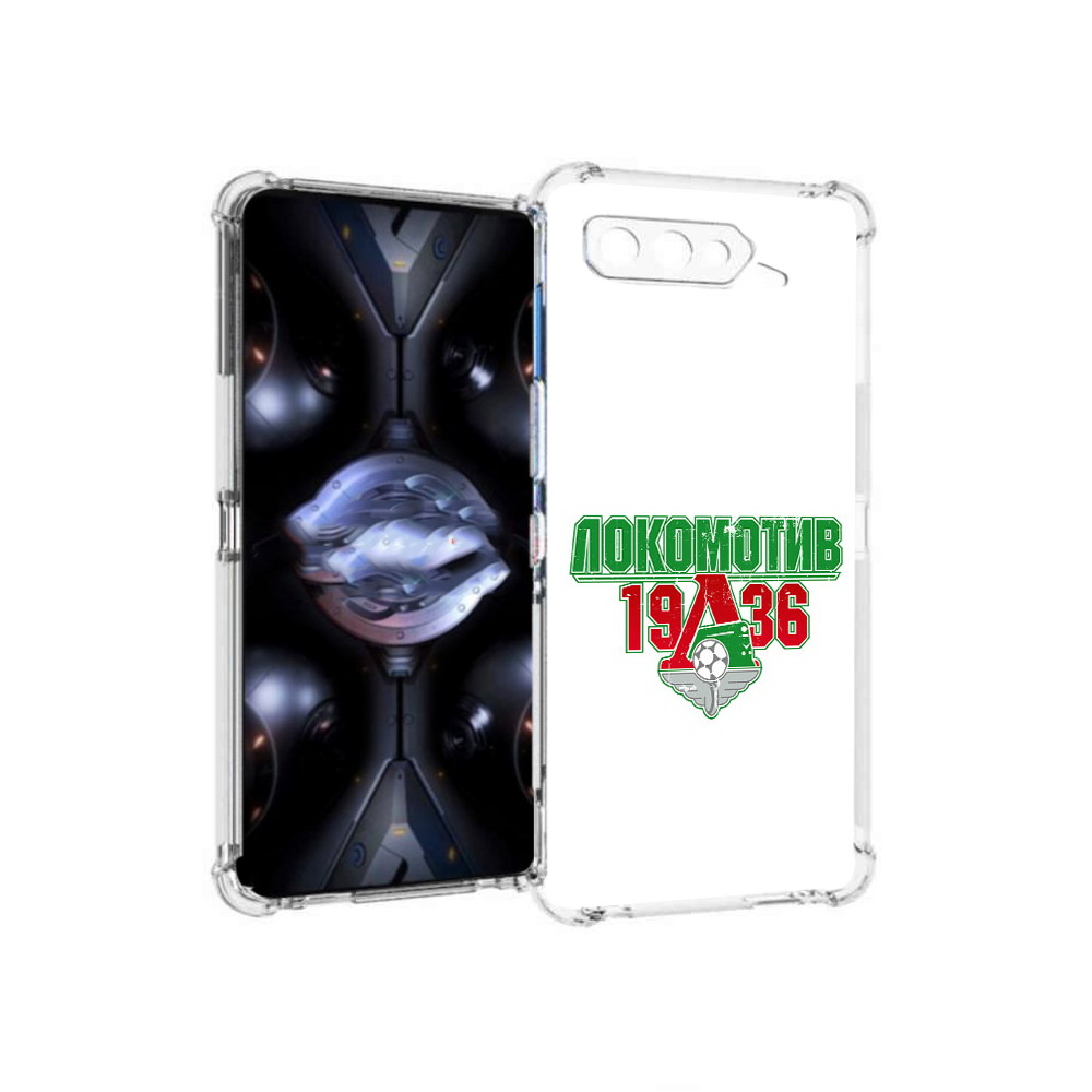 

Чехол MyPads Tocco для Asus ROG Phone 5 Pro ФК локомотив 1936, Прозрачный, Tocco