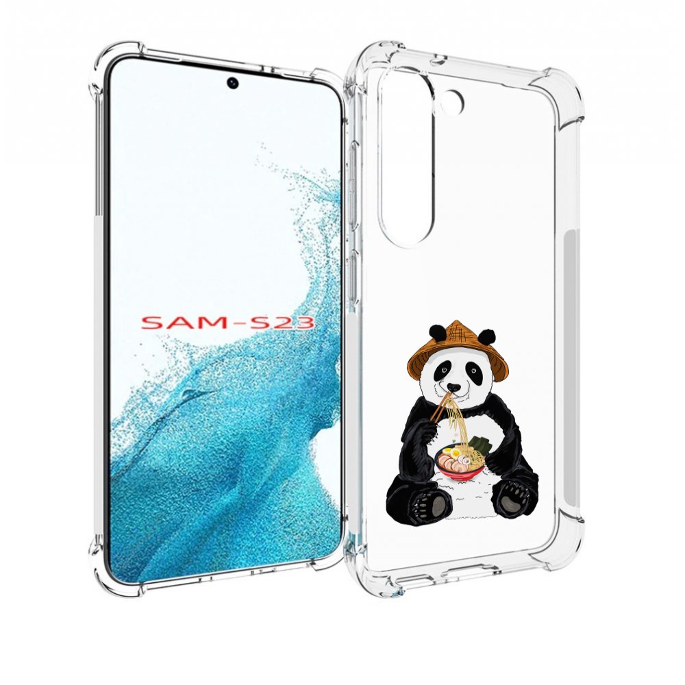 

Чехол MyPads панда-любит-лапшу для Samsung Galaxy S23, Прозрачный, Tocco