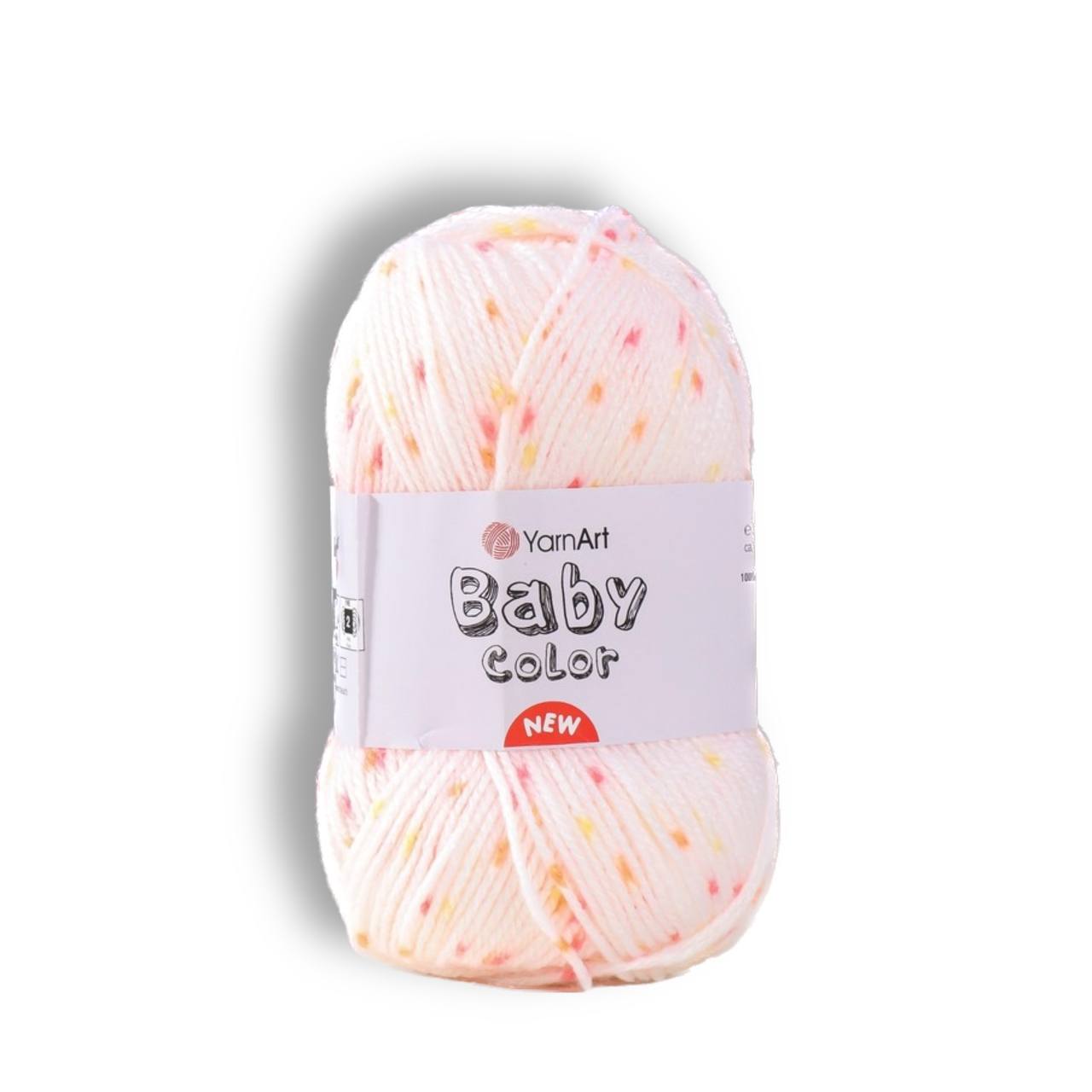 

YarnArt Пряжа "Baby color" 100% акрил 150м/50гр (215 оранж.желт), Разноцветный