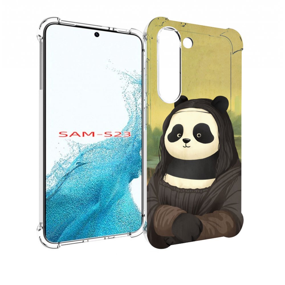 

Чехол MyPads панда монализа для Samsung Galaxy S23, Прозрачный, Tocco