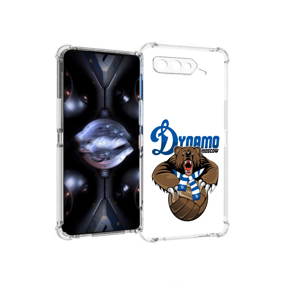 

Чехол MyPads Tocco для Asus ROG Phone 5 Pro ФК Динамо медведь, Прозрачный, Tocco