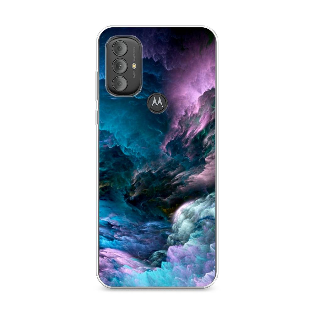 

Чехол на Motorola Moto G Power 2022 "Загадочное небо", Синий;фиолетовый, 242850-2