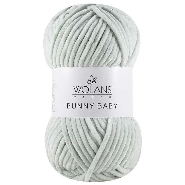 

Wolans Пряжа "Bunny Baby" 100% полиэстер 120м/100гр (03 ледяной)
