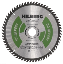 

Диск пильный Диамант Hilberg Industrial Дерево 235*64Т*30 mm HW237