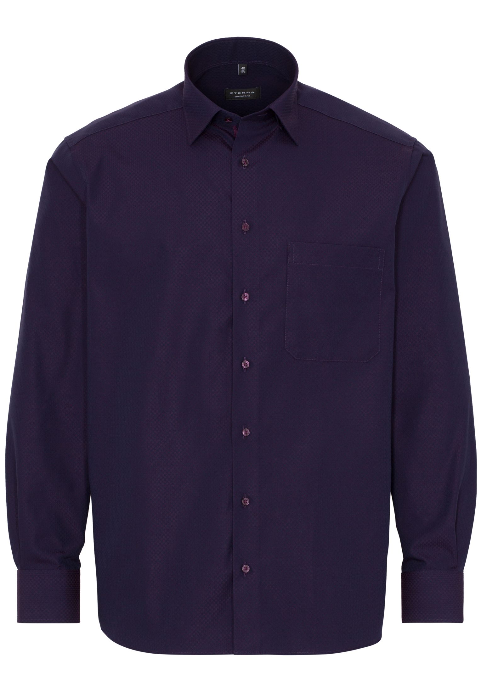 Рубашка мужская ETERNA 3251-57-E11X фиолетовая 43