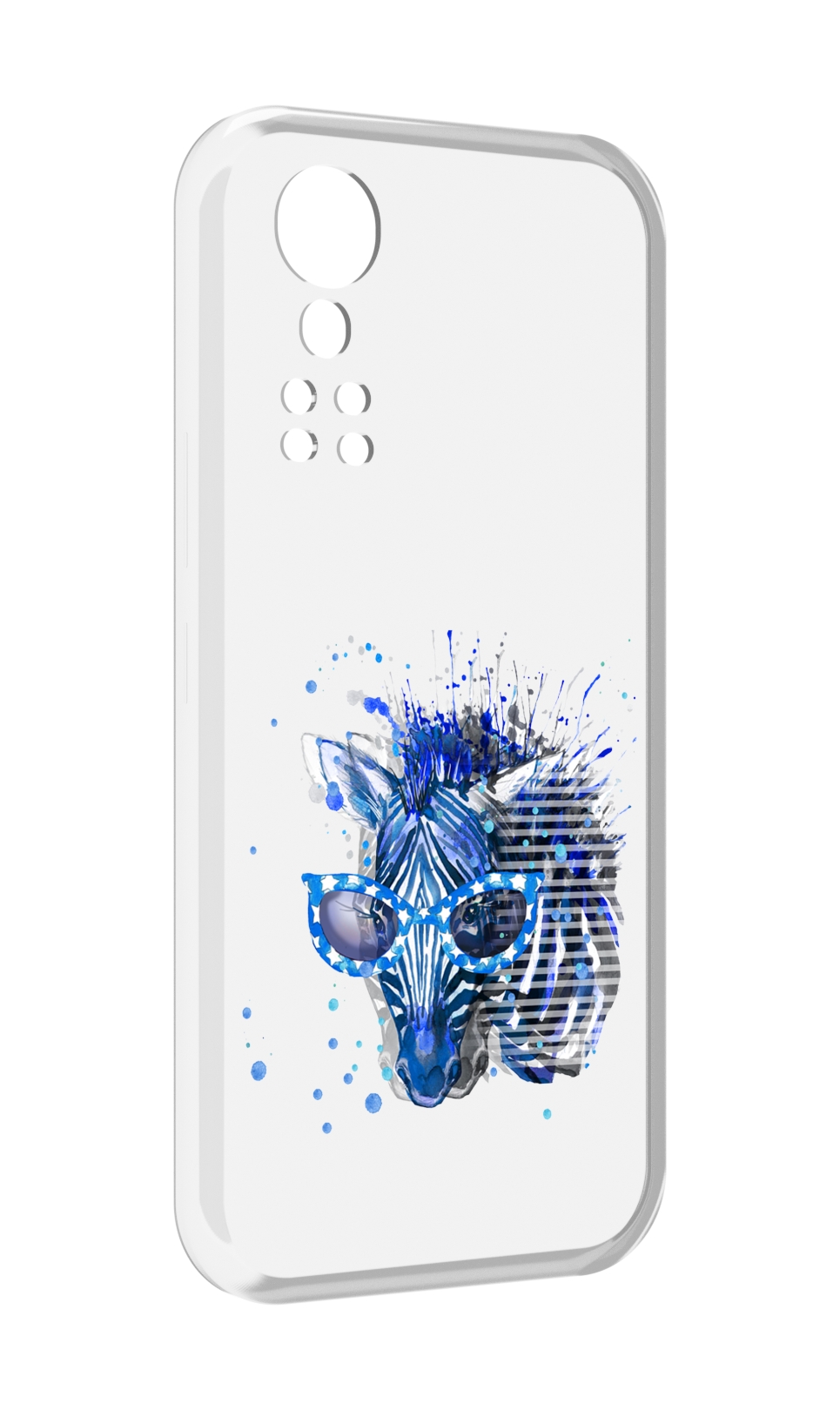 

Чехол MyPads расплывчатая зебра для ZTE Axon 30 5G / Axon 30S, Прозрачный, Tocco