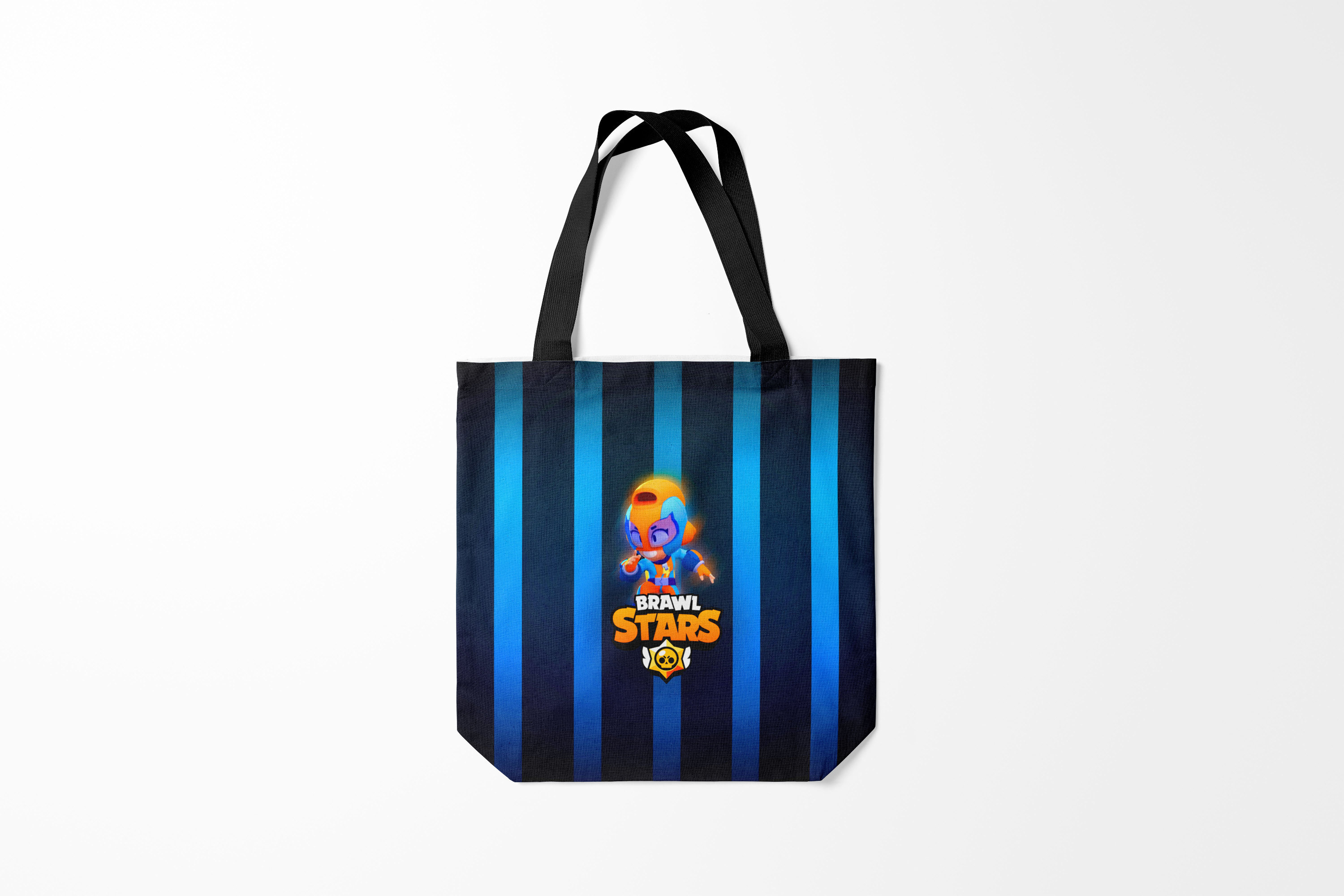 

Сумка шoппер унисекс Burnettie Brawl Stars GT Max, черный, Brawl Stars GT Max