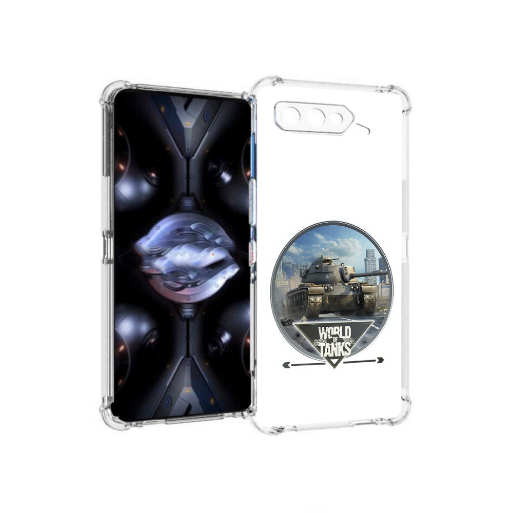 

Чехол MyPads Tocco для Asus ROG Phone 5 Pro Мир танков, Прозрачный, Tocco