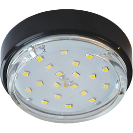 

Ecola GX53 DGX5318 Накладной Легкий Черный светильник 18x88