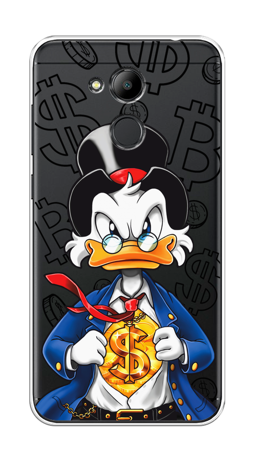 

Чехол на Honor 6C Pro "Scrooge Goldman", Черный;белый;синий, 63850-1