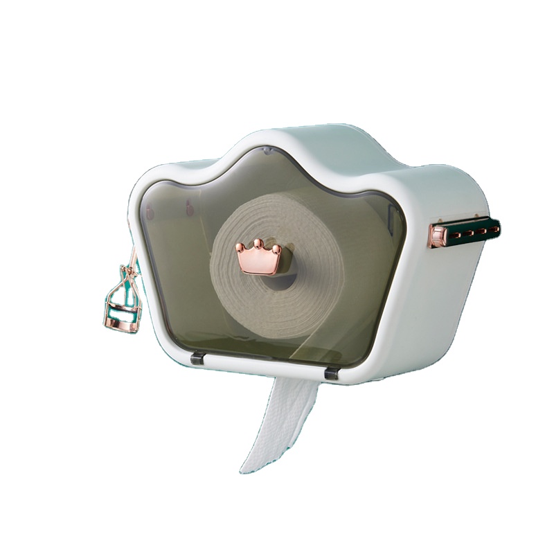 

Держатель для туалетной бумаги с крючками Корона Vprok, Белый, дербел4