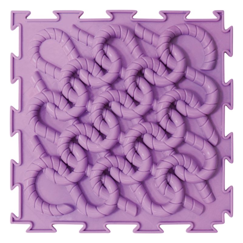 фото Массажный коврик ортодон петли 1 модуль фиолетовый пастельный nobrand