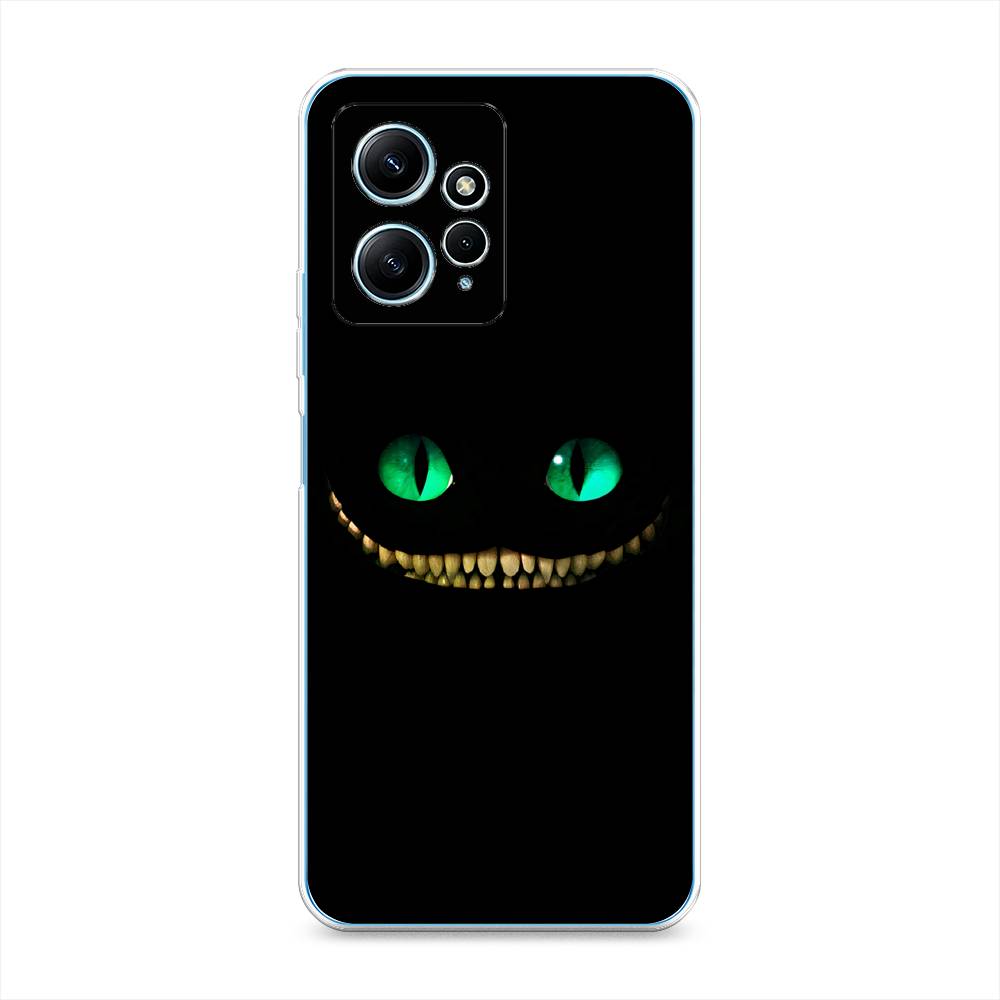 

Силиконовый чехол "Зеленоглазый чеширский кот" на Xiaomi Redmi Note 12 4G, Черный