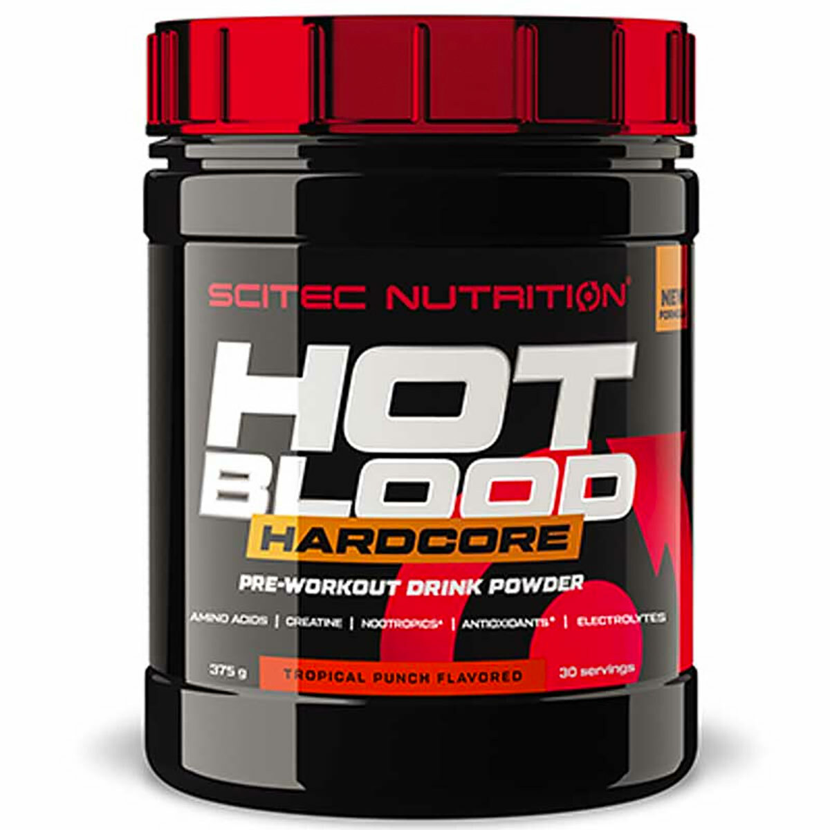 фото Scitec nutrition hot blood hardcore 375 г (вкус: гуарана)