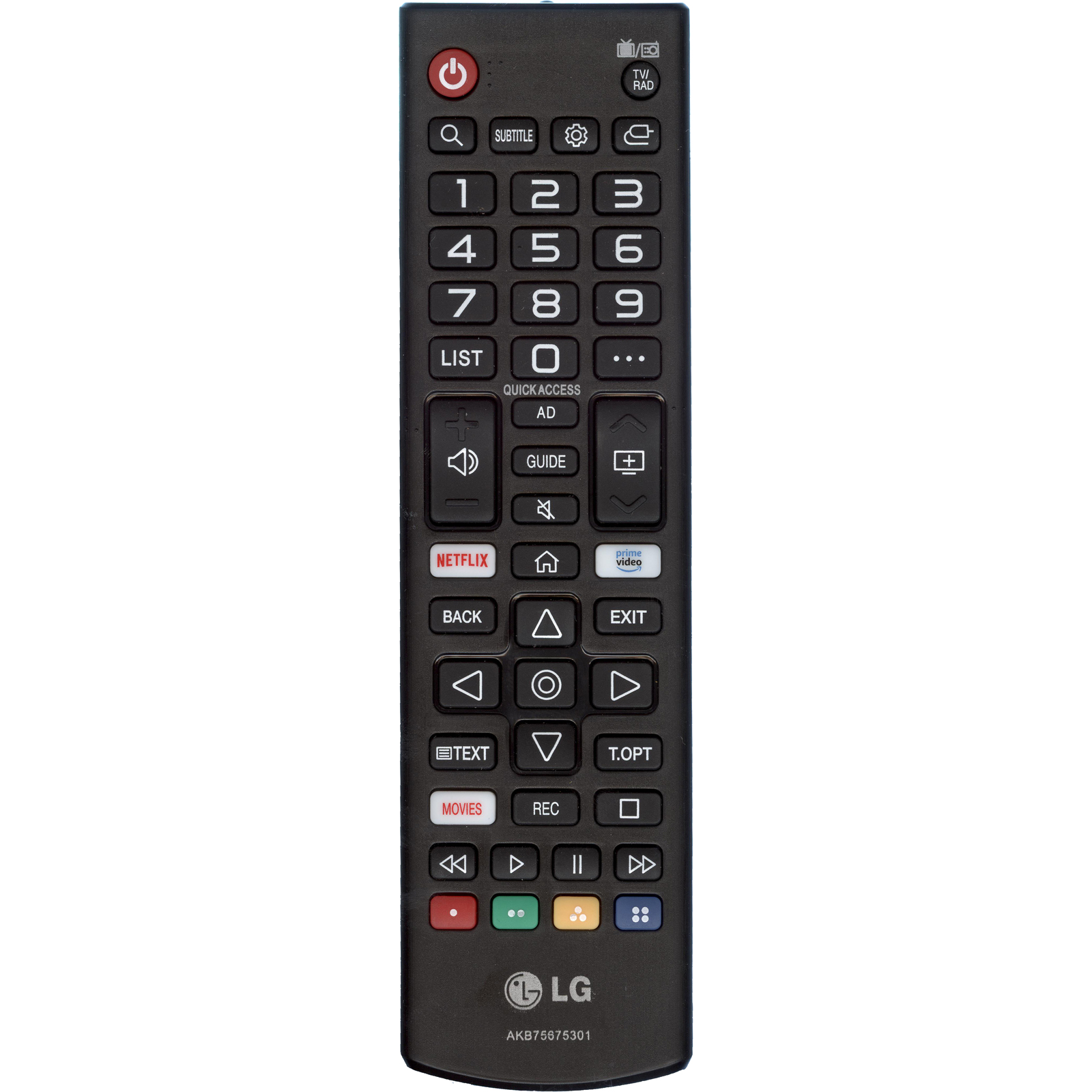 Пульт ДУ LG AKB75675301 Black 792₽