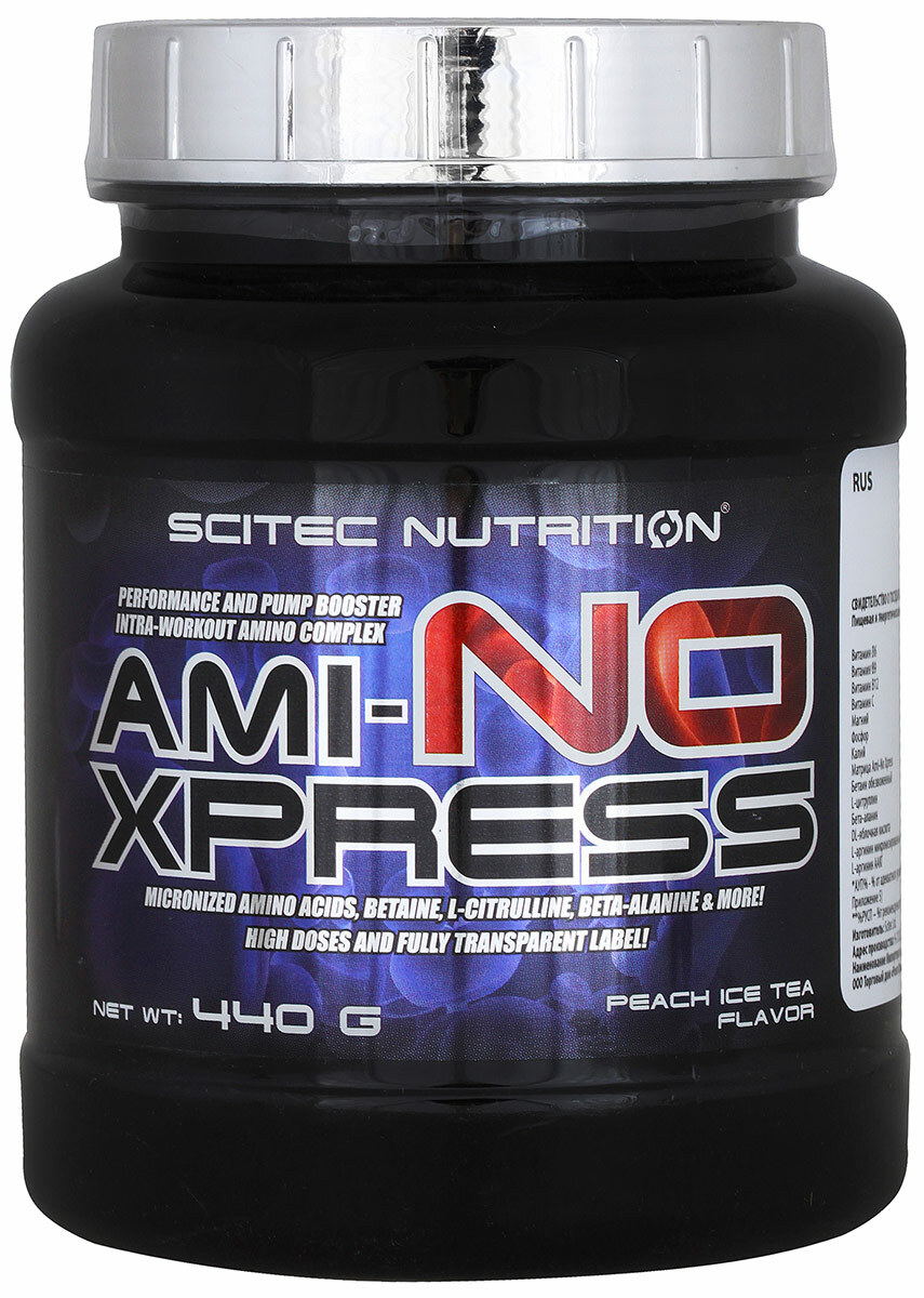 

Scitec Nutrition Ami-No Xpress 440 г (вкус: манго-апельсин)