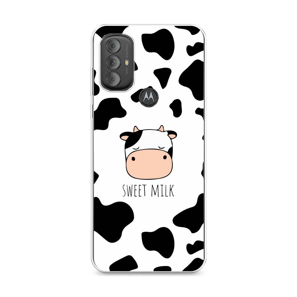 

Чехол на Motorola Moto G Power 2022 "Sweet milk", Розовый;белый;черный, 242850-1