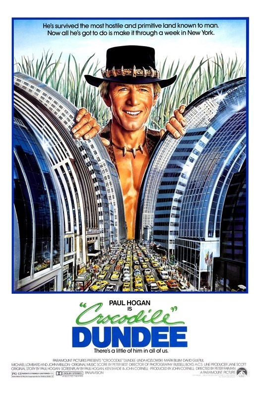 

Постер к фильму "Крокодил Данди" (Crocodile Dundee) A4