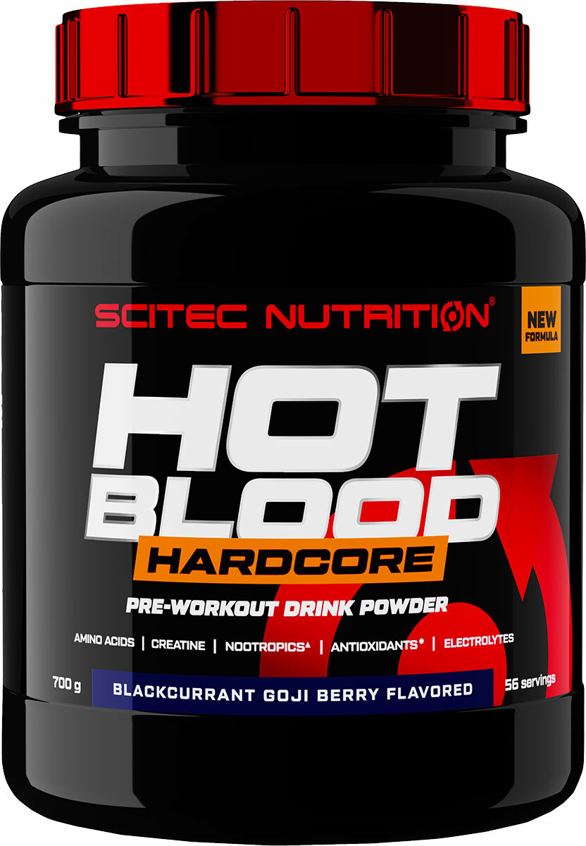 Scitec Nutrition Hot Blood Hardcore 700 г (вкус: ягоды годжи, чёрная смородина)
