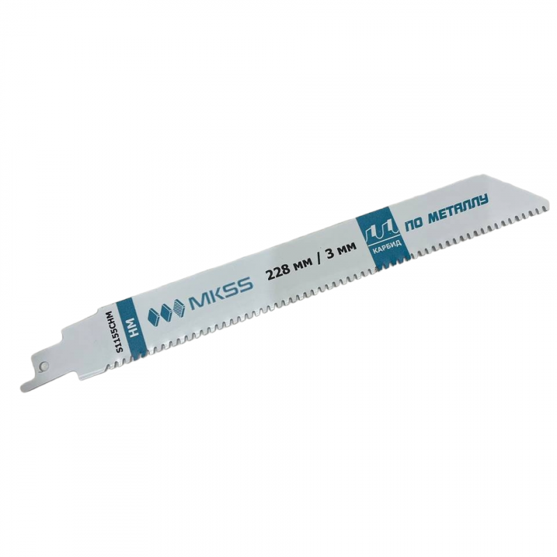 Полотно по металлу для сабельной пилы S1155CHM, 228 мм/3 мм, 1 штука, MKSS