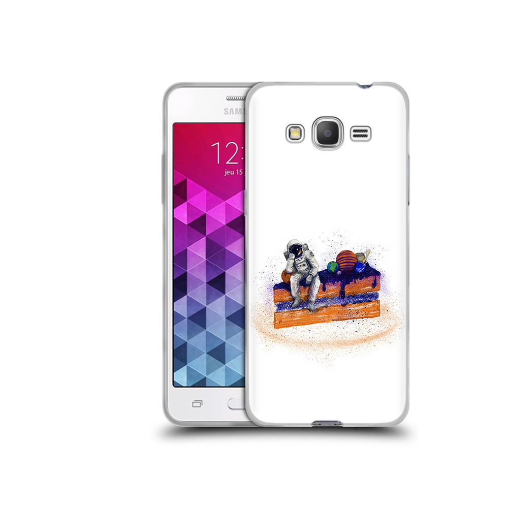

Чехол MyPads Tocco для Samsung Galaxy Grand Prime торт с планетами, Прозрачный, Tocco