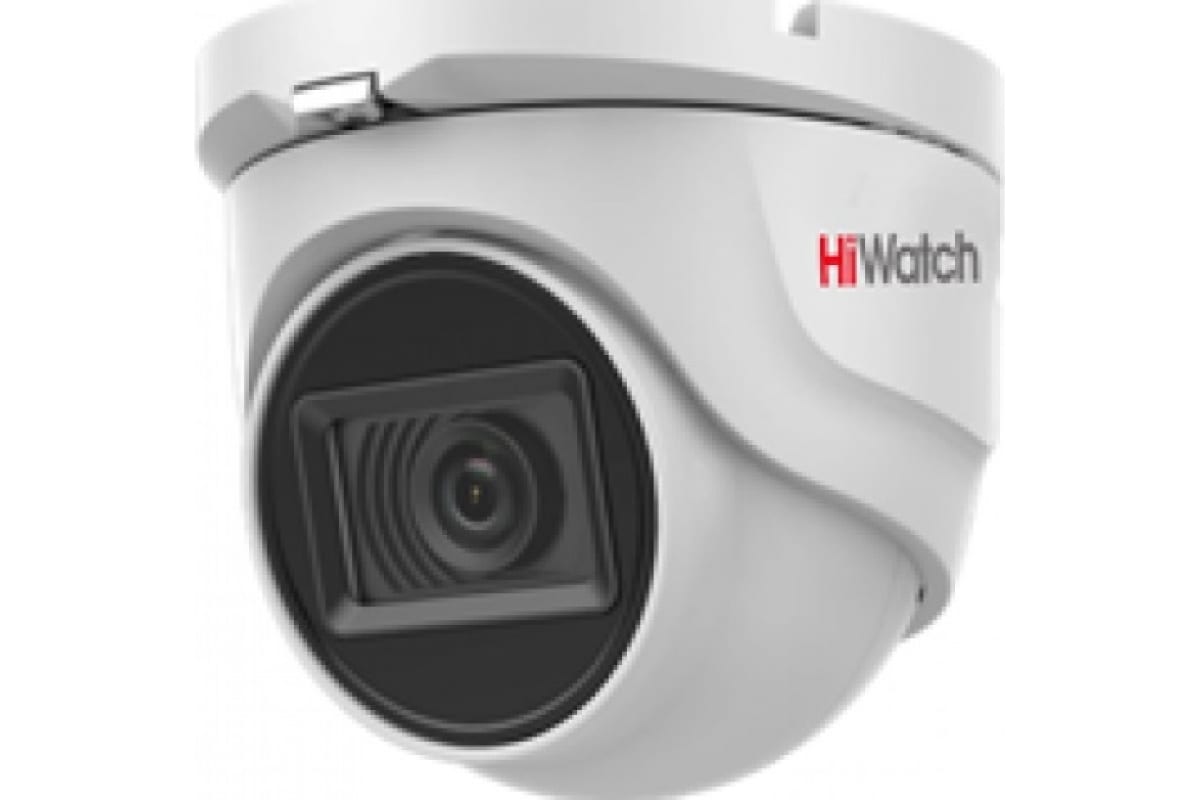 

HD-TVI-камера HiWatch DS-T503A (3.6 mm) 5 Мп купольная HD-TVI видеокамера с EXIR-подсветко, Белый