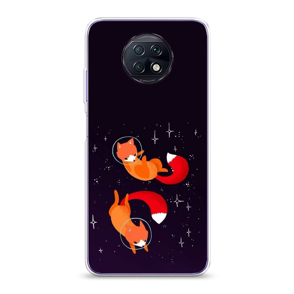 

Чехол Awog на Xiaomi Redmi Note 9T "Лисы космонавты", Разноцветный, 39650-4