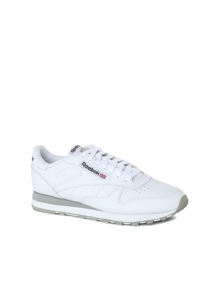 фото Кроссовки мужские reebok classic leather белые 45 eu