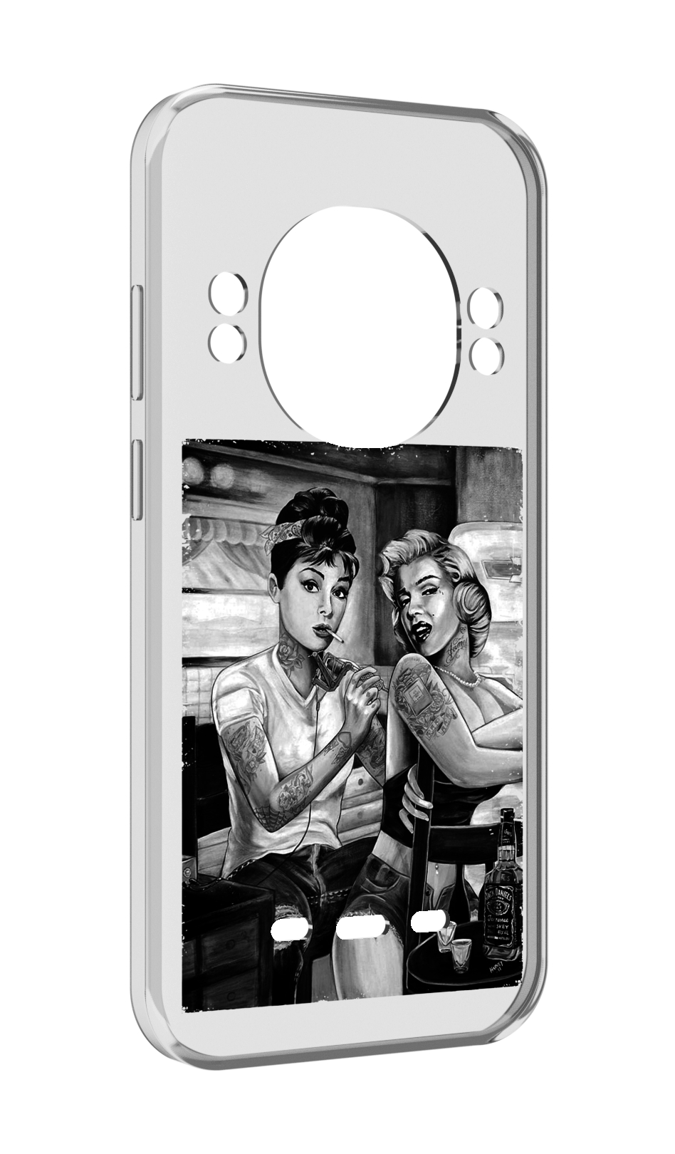 

Чехол MyPads тату мастер для UleFone Power Armor 16 Pro, Прозрачный, Tocco