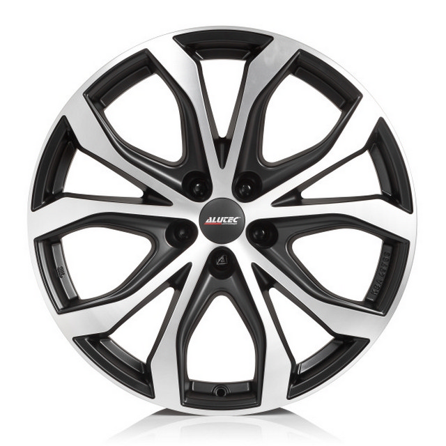 

Колесный диск Alutec W10X (RBF) 8xR18 ET45 5*108 D70.1, Черный;серебристый