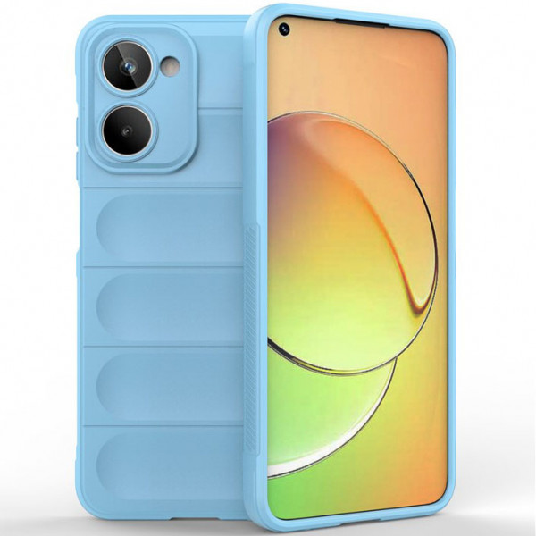 Противоударный чехол Epik Flex Silicone для Realme 10 4G с защитой камеры и микрофиброй