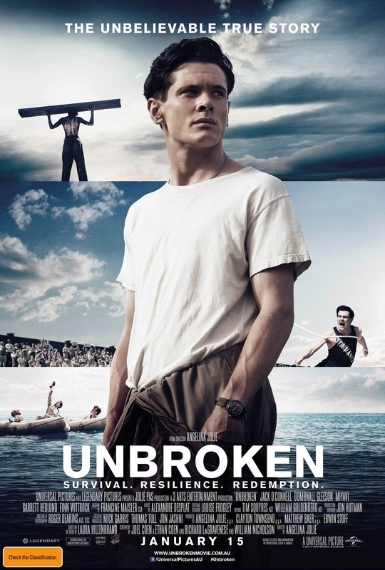 

Постер к фильму "Несломленный" (Unbroken) A4