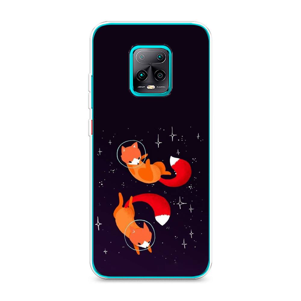 

Чехол Awog на Xiaomi Redmi 10X 5G/Pro 5G "Лисы космонавты", Разноцветный, 38750-4