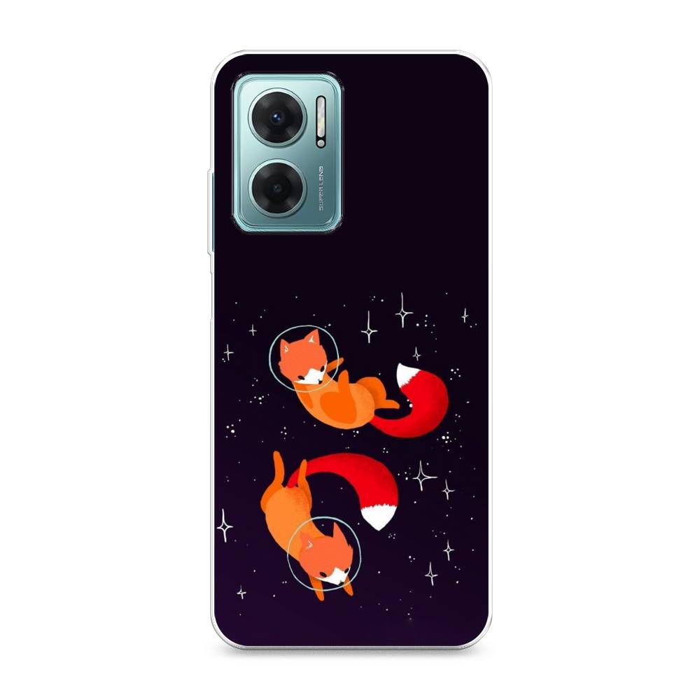 

Чехол Awog на Xiaomi Redmi 10 5G "Лисы космонавты", Разноцветный, 313550-4